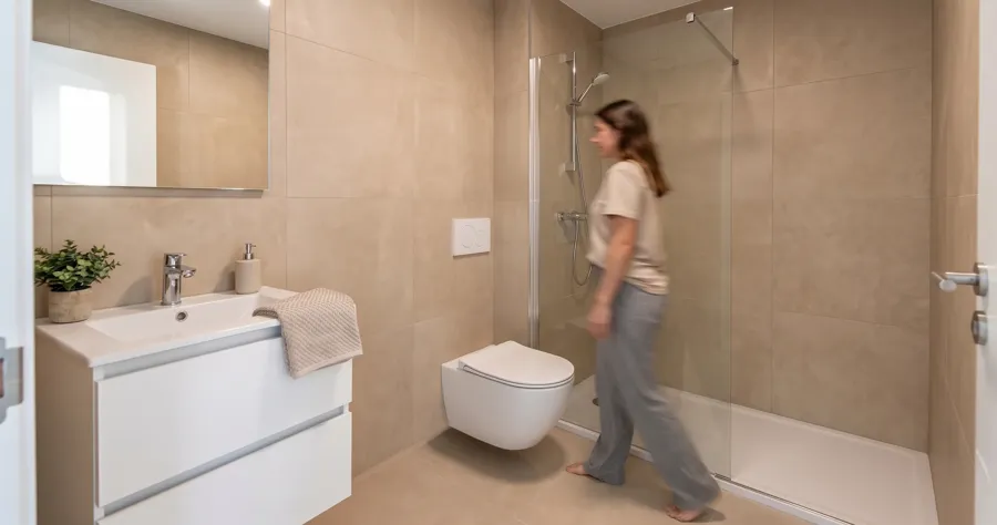 Render interior: Baño